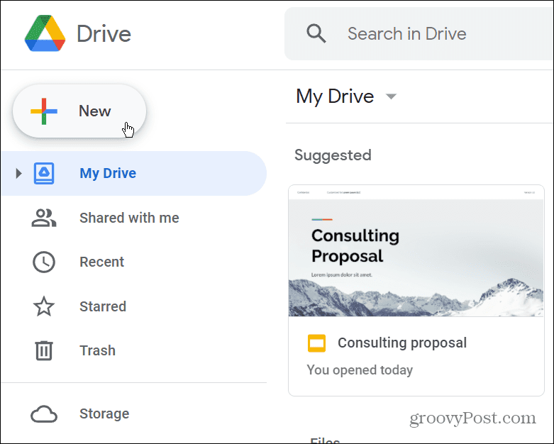 Google Drive Nuevo