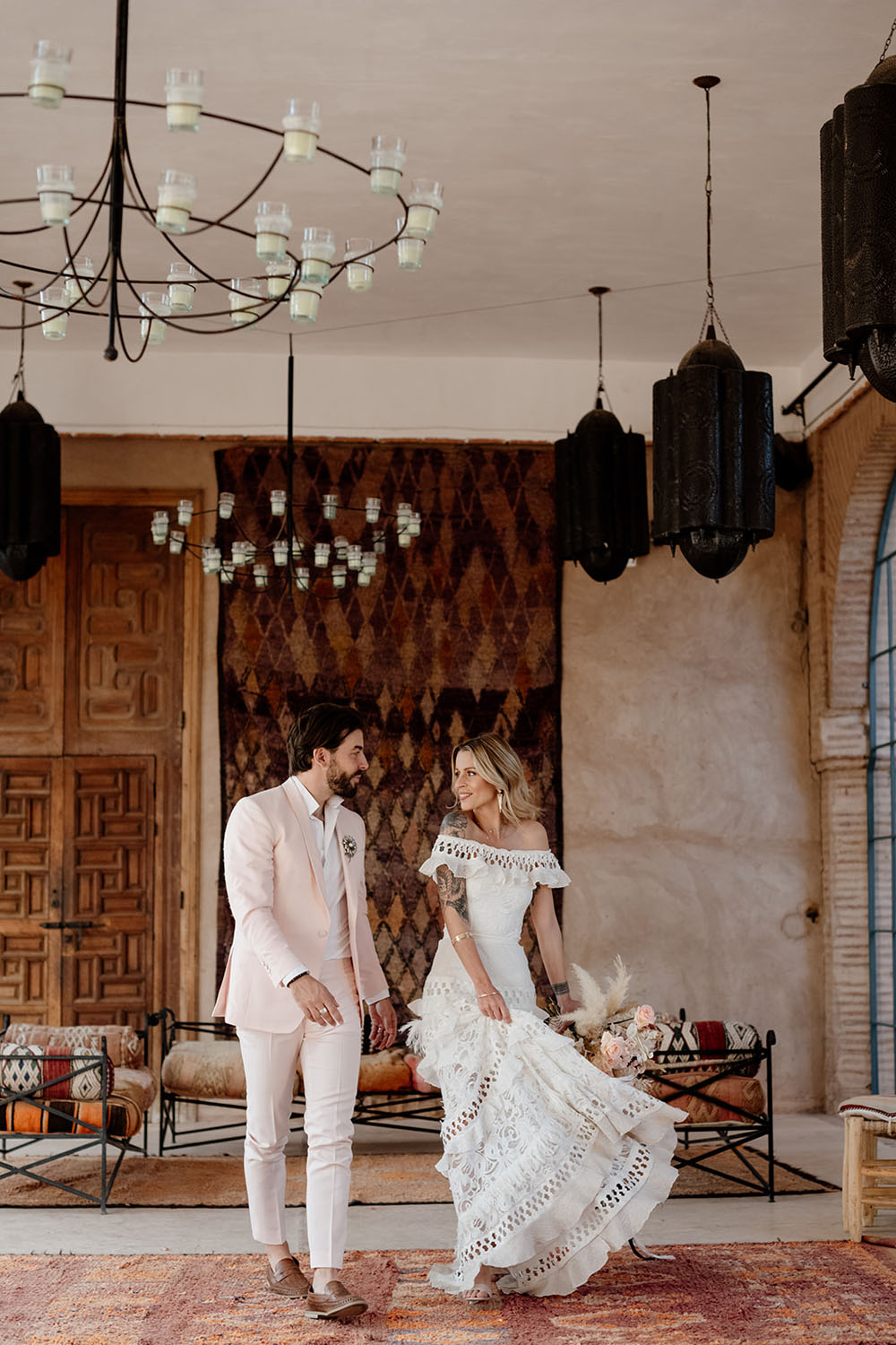 Inspiración para bodas en Marruecos en BELDI Country Club en Marrakech