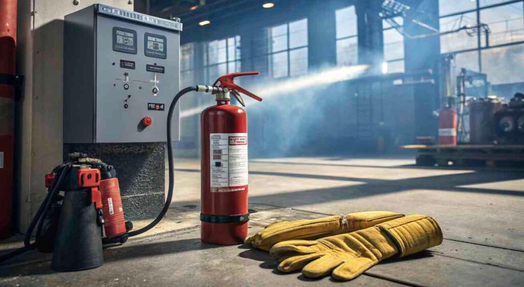equipos contra incendios