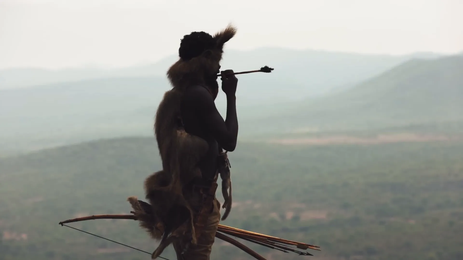 Vista desde la cima de la meseta Hadzabe en Tanzania